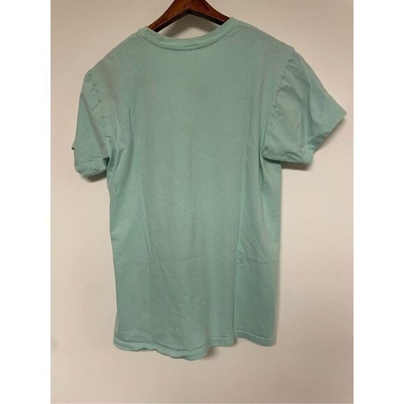 Aqua Blue Taco Logo Tshirt- Rebels & Nomads -Short Sleeve Cotton Small Mens - Picture 5 of 5